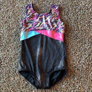 Child gymnastic leotard size 10. Runs small